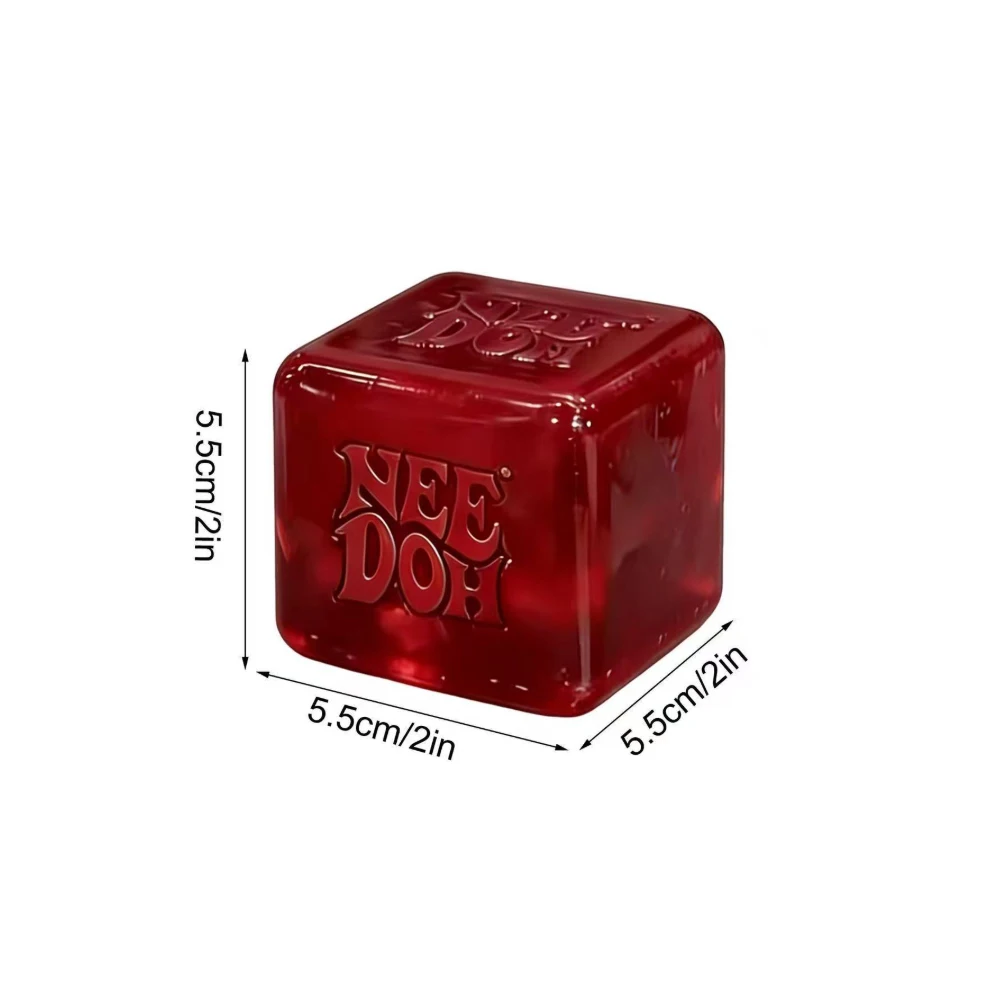 Nice Cube Fidget Sensory Cube Stress Relief Squeeze Gift Anti Anxiety Focus Desk Fidget Tool for Stress Reliever Holiday Gift