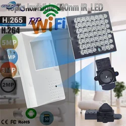 WIFI TF Slot 5MP 3MP 1080P 8MP IMX415 PIR Style Indoor On vif Mini Wireless IP Camera Invisible 940nm IR LED Built-in MIC Camhi