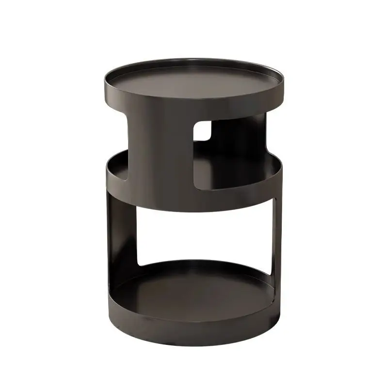 

Wrought iron sofa small bedside cabinet, light luxury simple modern tea table side Nordic creative living room small tableble