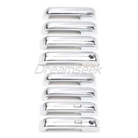 4 Uds coche para Ford F-150 4DR 2015 2016 2017 2018 2019 2020 manija de puerta cubierta protectora cromada moldura Exterior de coche