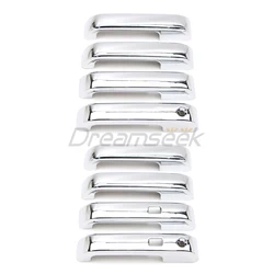 4PCs Car For Ford F-150 4DR 2015 2016 2017 2018 2019 2020 Door Handle Chrome Protector Cover Auto Exterior Trim Bezel