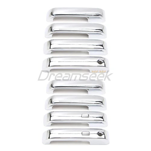 4 Uds coche para Ford F-150 4DR 2015 2016 2017 2018 2019 2020 manija de puerta cubierta protectora cromada moldura Exterior de coche
