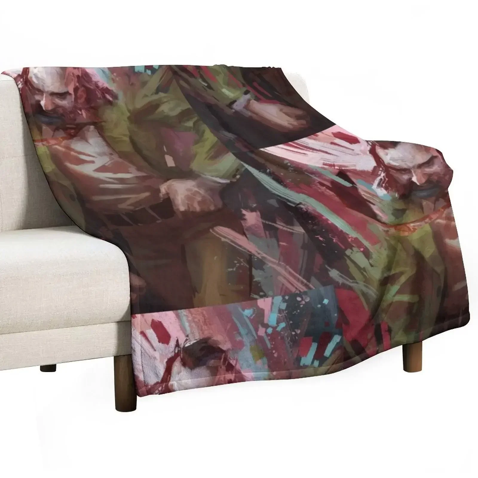 

Disco Elysium Video Game Poster - Disco Elysium Fanart Tshirt Throw Blanket Travel warm for winter Blankets