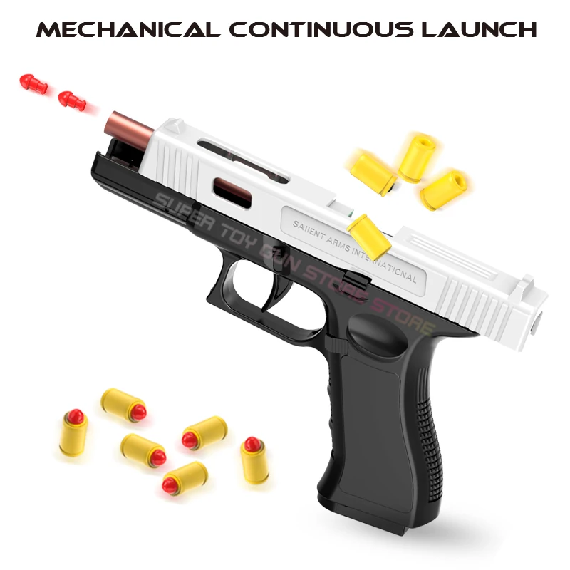 2026. مسدس لعبة G18. مسدس هواء مسدس CS سلاح الرماية مسدس لعبة قذيفة أوتوماتيكية رمي رصاصة طرية مسدس لعبة (التفكيك السريع) #5