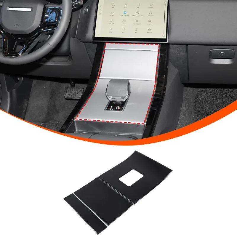 

3pcs ABS For 2024+ Range Rover Velar/Evoque Center Console Gear Shift Panel Automotive Gear Shift Trim Frame Car Accessories
