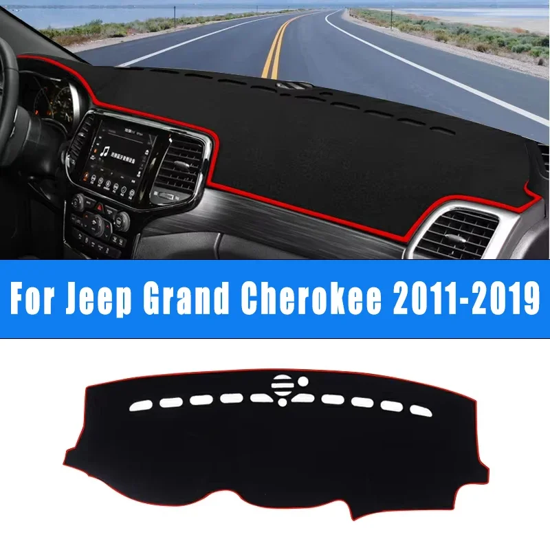 

Car Dashboard Mat Sun Shade Non-slip Dash Cover Accessories For Jeep Grand Cherokee 2011-2019 2012 2013 2014 2015 2016 2017 2018