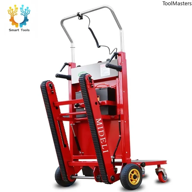 

[2026] Chinese Manufacturer Stair Climbing Vehicle Cargo Handling Cart Crawlertype Up And Down Automatic Stair Climbing Dolly Wi