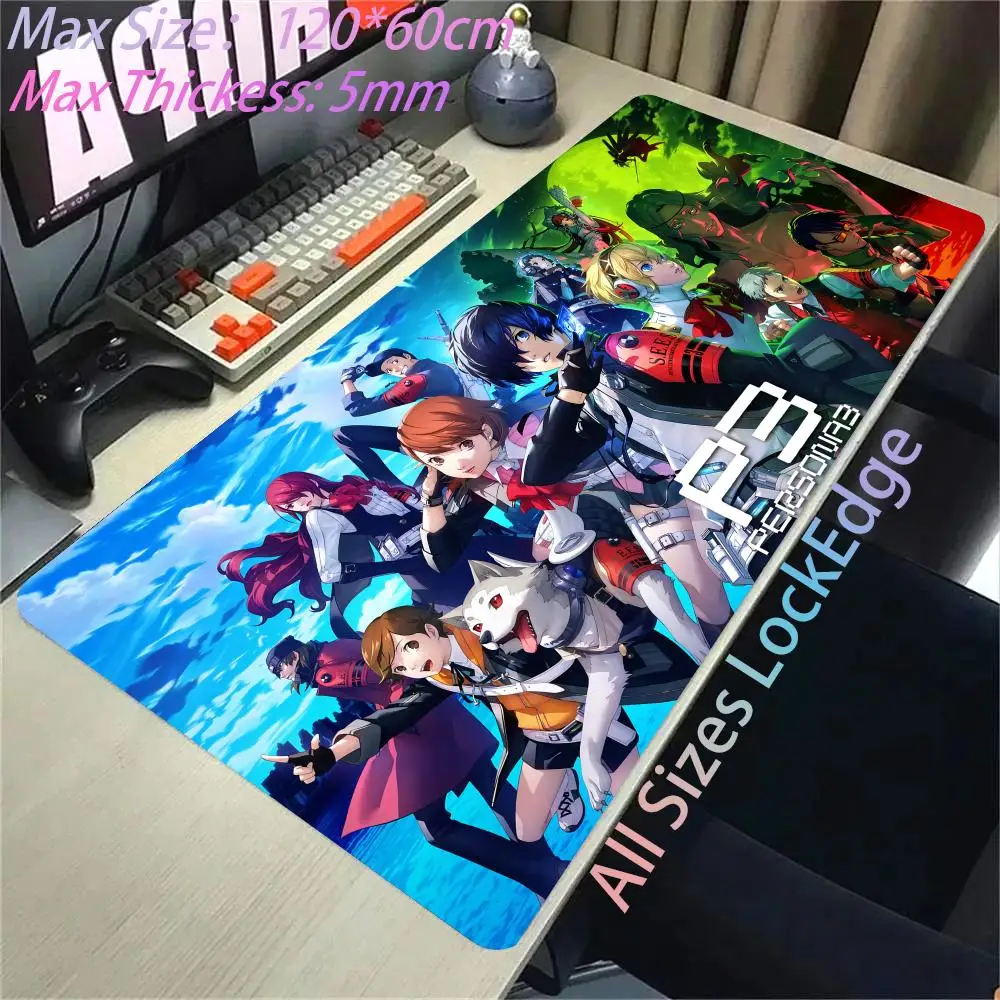 

Game Mats Persona 3 Mouse Pad Rubber mouse pad large animation e-sports game mat two-dimensional large table mat customization