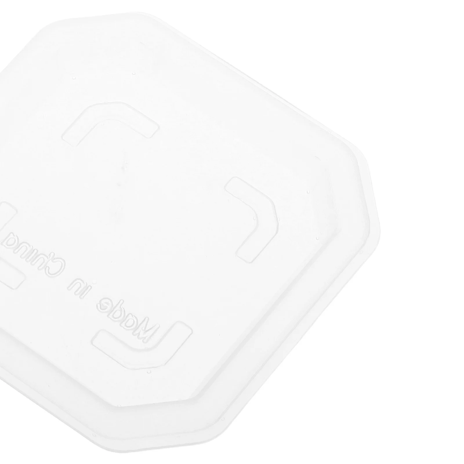 20 قطعة وعاء نبات الزهور المربعة الصحن سميكة صينية بلاستيكية شفافة داخلي في الهواء الطلق المزارعون النضرة صواني الحديقة للنباتات #3