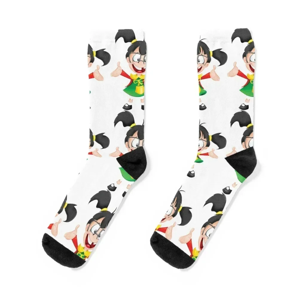 

Chilindrina caricatura Socks funny gifts football Socks Male Women's