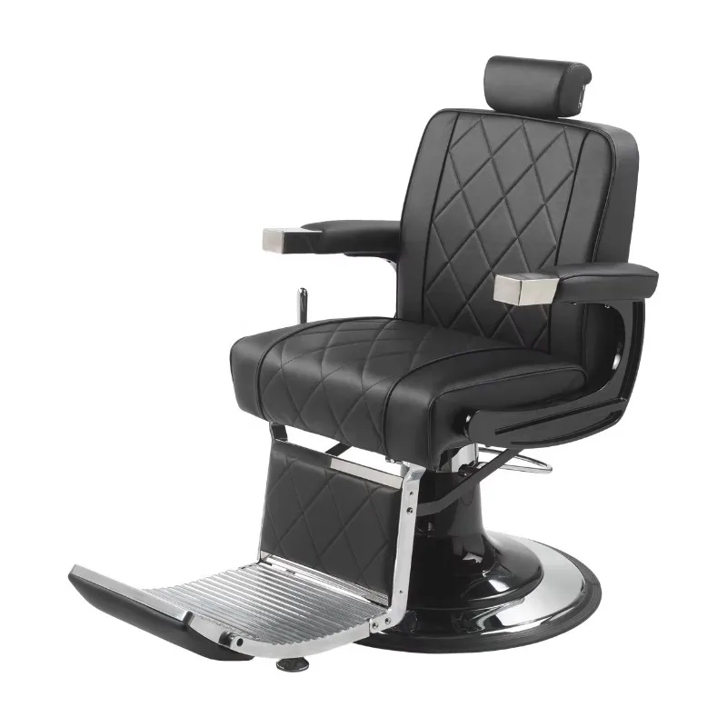 Classic Men's Barber Chair Antique for Sale;Fashion Beauty Salon Furniture;Black Hydraulic Chair Cheap Wholesale