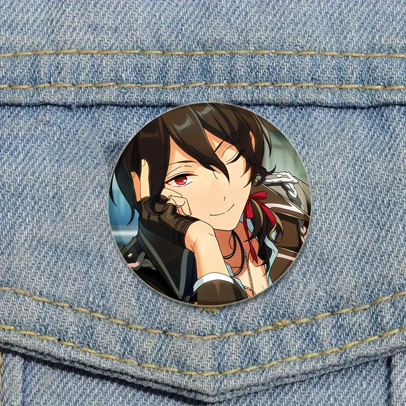 Anime Ensemble Stelle Spille Personaggi dei cartoni animati Rei Sakuma Distintivo Spille fatte a mano Spilla per zaino Abbigliamento Accessorio regalo