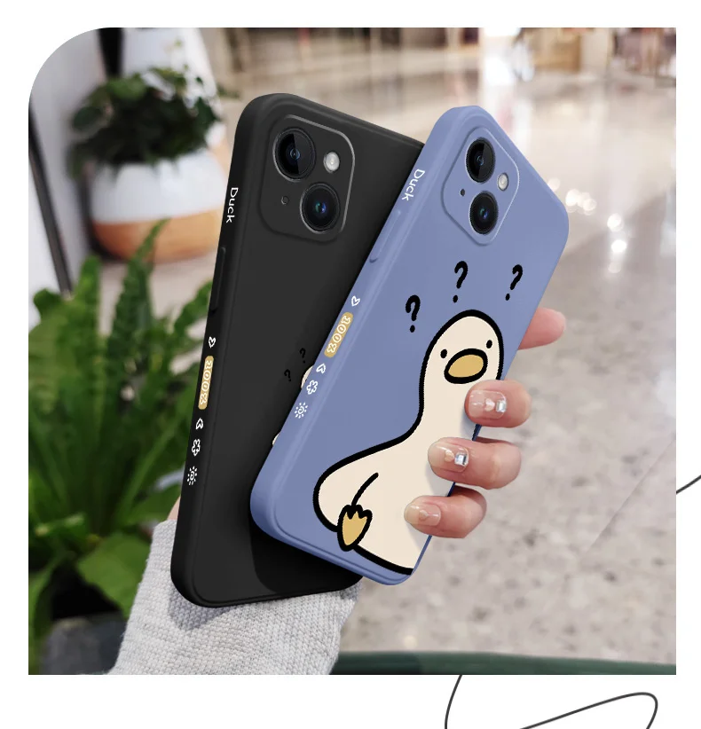 What A Duck Handyhülle für iPhone 17 17 Air 16 16e 15 14 13 12 11 Plus Pro Max Mini X XR XS Plus Cover – Detail 4