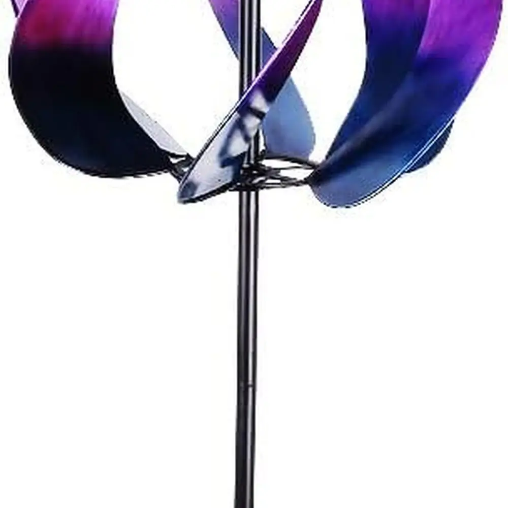 

Colorful Garden Stake Set: Purple, Pink, Red Blossom Accents