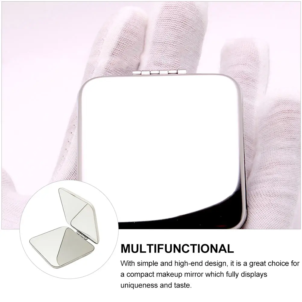 

Portable Makeup Mirror Mini Double-sided Foldable Vanity Stainless Steel