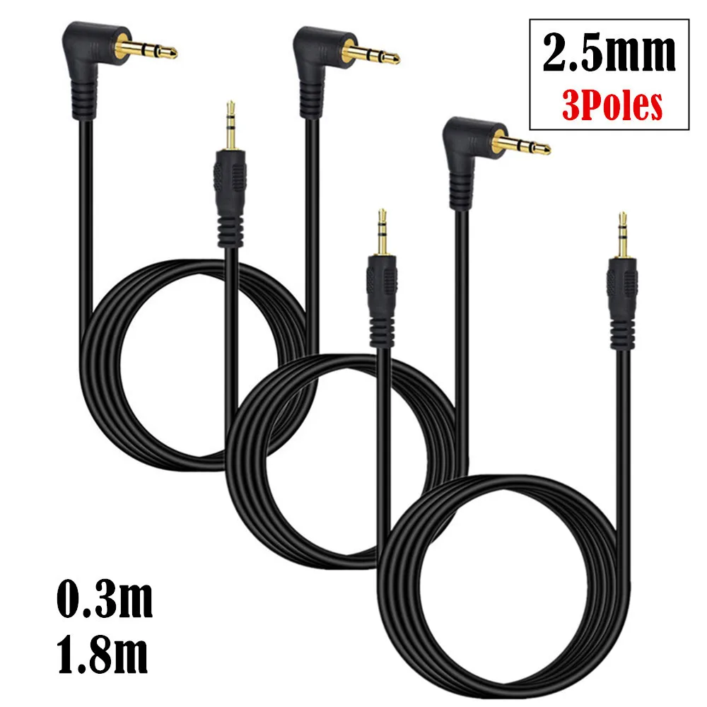 Bend 2.5mm Gonggong Second Ring Three Section Dual Channel Earphone Sound Subwoofer All Copper Audio Connection Cable