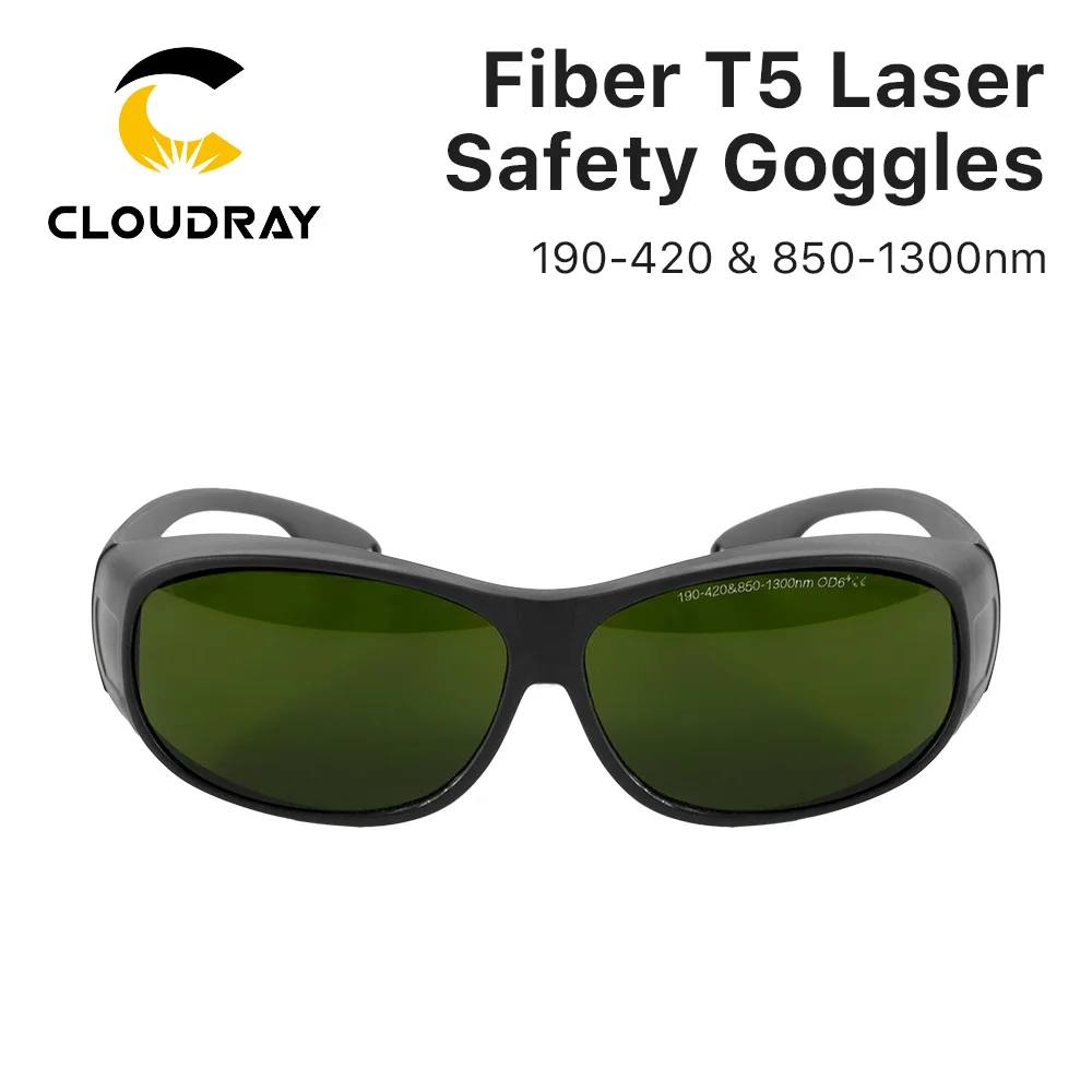 Cloudray 1064nm OD6 + نظارات السلامة بالليزر نظارات واقية درع حماية نظارات لليزر الألياف YAG DPSS