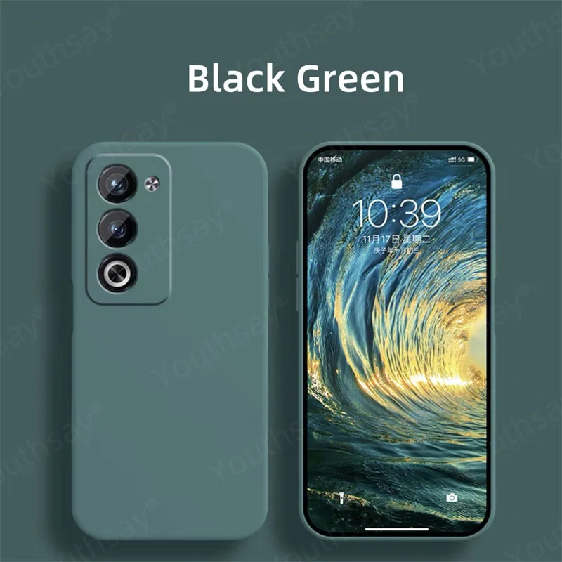 For OPPO A5 5G Case Cover OPPO A5 Funda Coque Shell Original Liquid Silicone Soft TPU Back Phone Bumper For OPPO A5