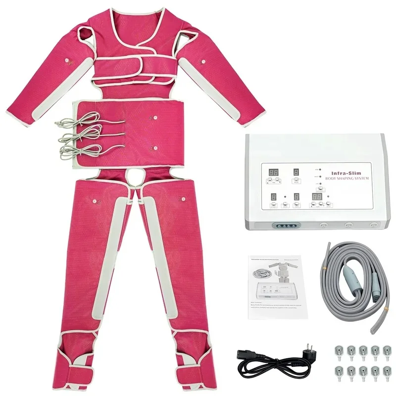 Air Pressure Body Slimming Suit, 7 Levels Adjustable Pressotherapy Heating Massage Device 400W for Home Beauty Salon Spa Relief