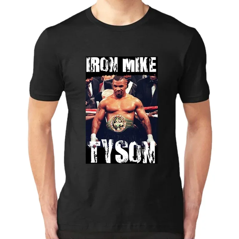 

Iron Mike Tyson T-Shirt Boxing Champion Anniversary Cotton O-Neck Short Sleeve Men's T Shirt New Size S-3XL