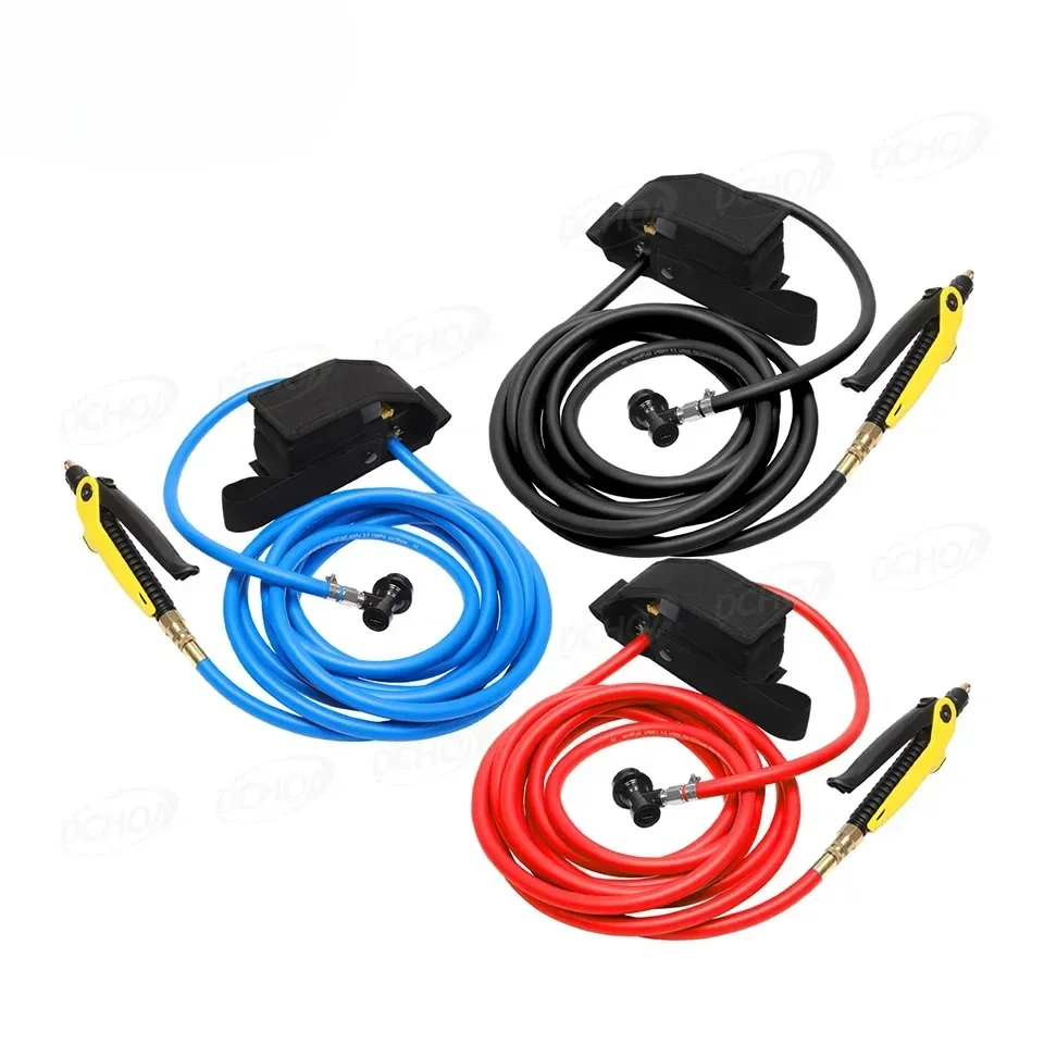 

DCHOA Professional Car Wash Nozzle Spray Flexible PVC water Hose with Airless Electronic pump