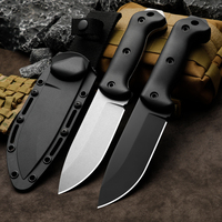 BK-2,BK-82 Outdoor Fixed Blade Survival Knife 1095 Steel Durable Sheath Tactical Hunting Fishing Rescue Knife for Camping Tools
