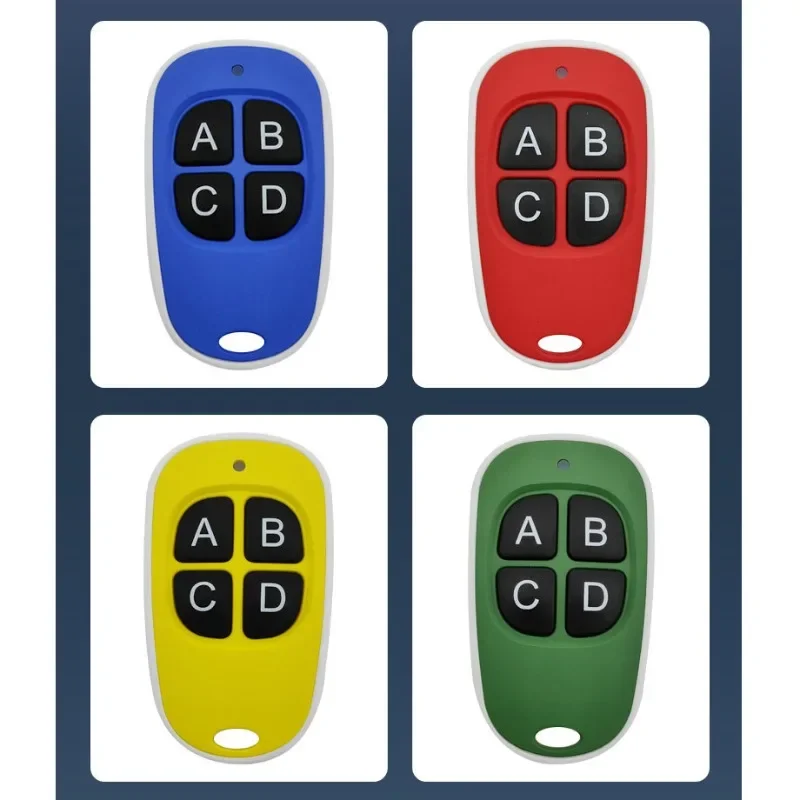 4 Keys Universal Garage Door Remote Control 433MHz Electric Gate Remote Controller Duplicator Key Copy Cloning