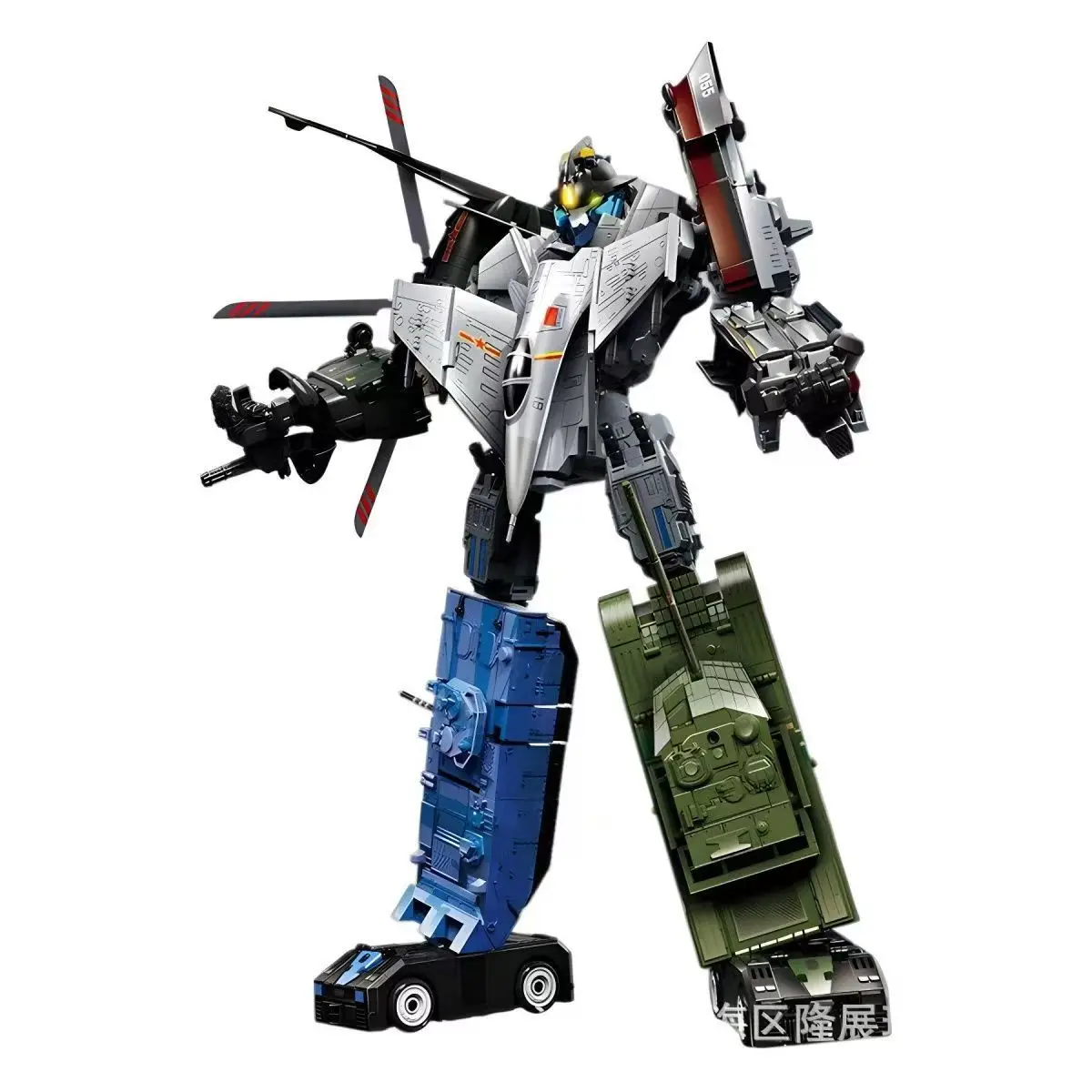 

Transformation Mech Tank Fighter Destroyer Robot Deformation Model Alloy Collectible Combined Figures Military Affairs Toys
