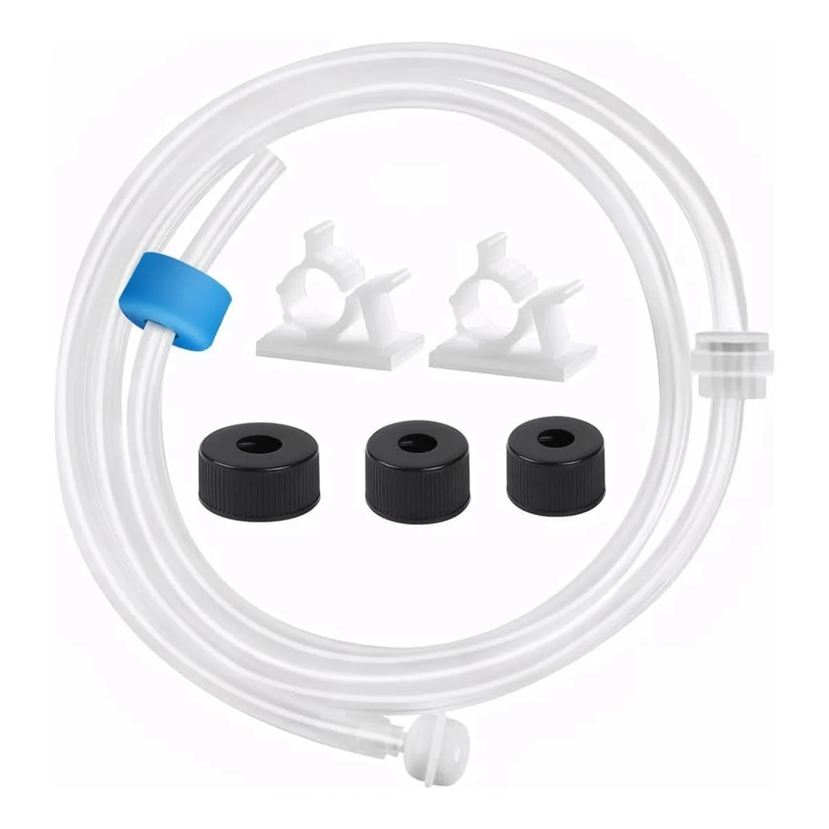 

Unique! Soap Dispenser Extension Tube Kit for Kitchen Sink, 47Inch Under Sink Soap Dispenser Tube with Upgraded Check Valve