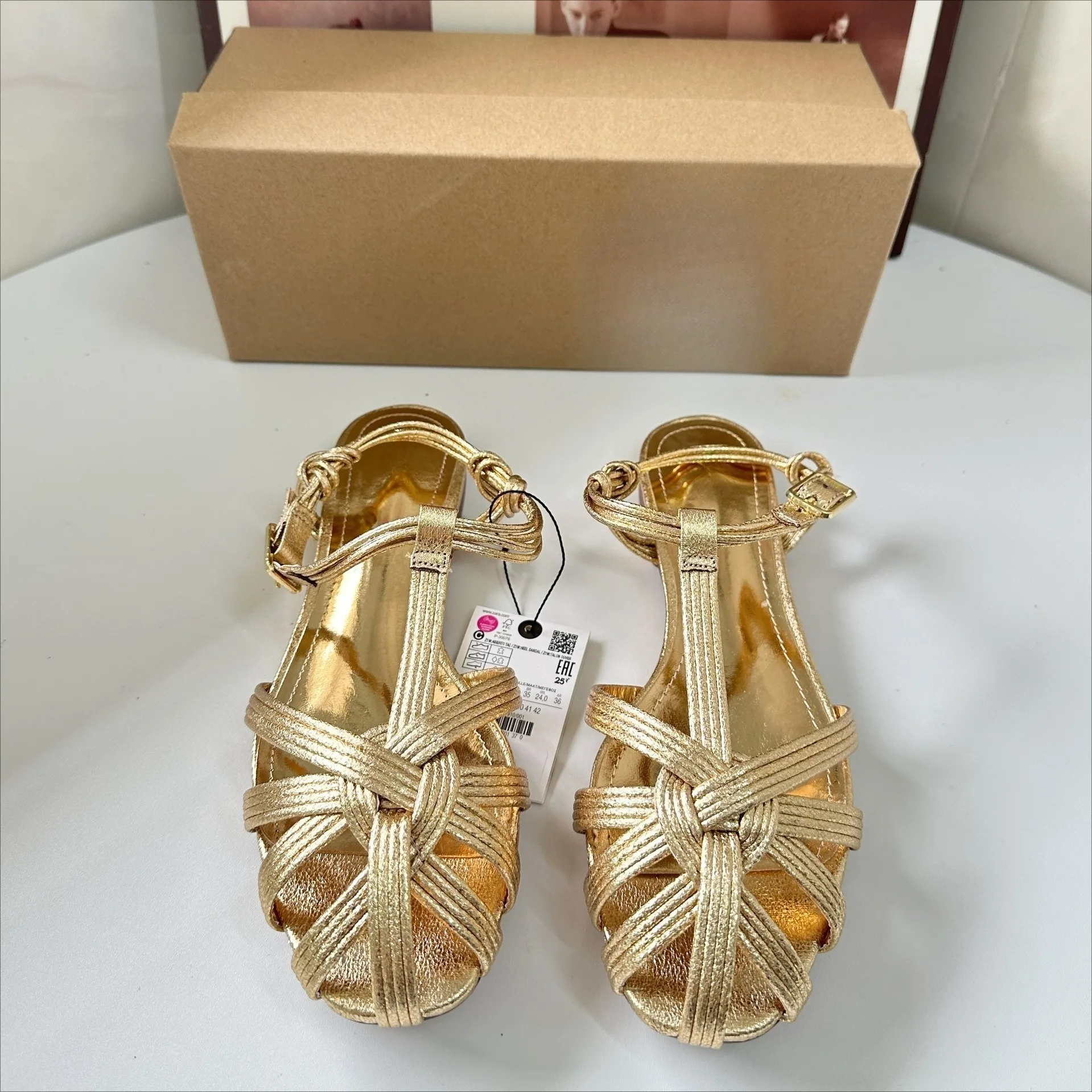 Summer Sandals Women Shoes Sexy Golden Sandals Woman Luxury Gladiator Sandalias Zapatos De Mujer Pantufas Chaussures Femme Ete