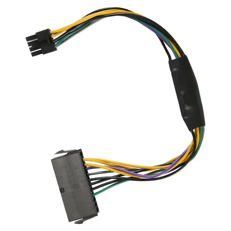 24 Pin To 8 Pin ATX PSU Power Adapter Cable For DELL Optiplex 3020 7020 9020 Precision T1700 12-Inch(30Cm)