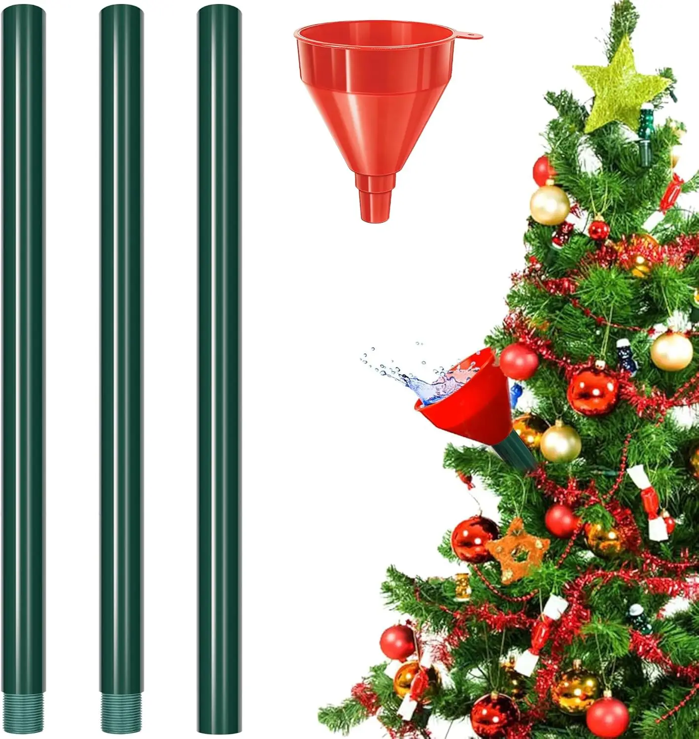 

Christmas Tree Watering Funnel - Long Spout for Indoor/Outdoor Plants (1)