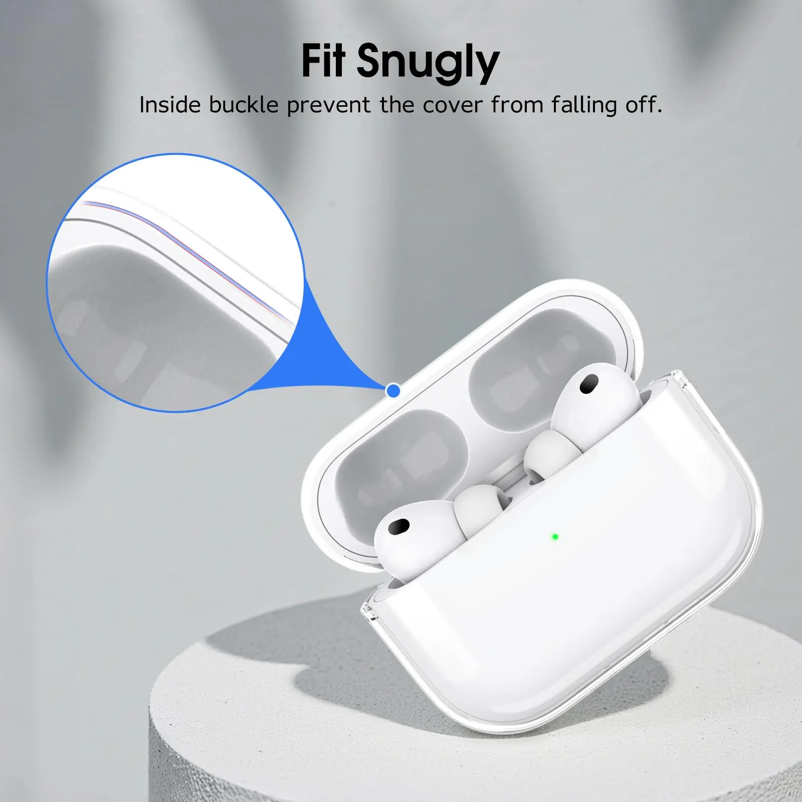 حافظة شفافة لأجهزة AirPods Pro 3 2025 حافظة سماعات أذن واقية مضادة للضياع ومضادة للصدمات لأجهزة AirPods Pro 3 3rd Pro3 Capa مع خطاف