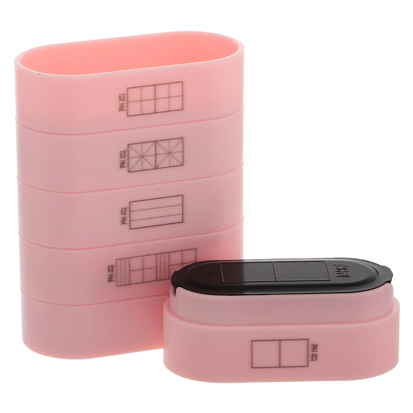 Teacher Stamps Multifunctional Grid Pinyin Mizige Self Inking Classroom Homework Correction Stamp Kit Teaching Supplies