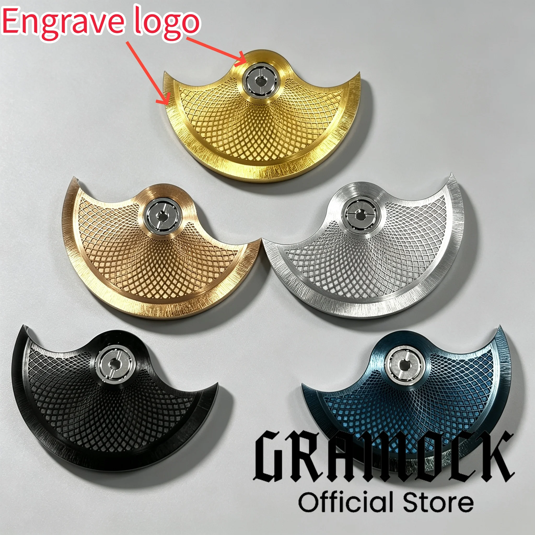 Customize Logo NH35 Rotor Automatic Steel Hammer Rotor Fit For NH34 NH35 NH36 NH38 NH70 NH72 Watch Replacement Accessories Parts