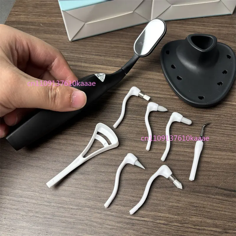 

Sound Wave Frequency Conversion Light Guide Vibration Eight Teeth Interdental Cleaning and Scaling Instrument