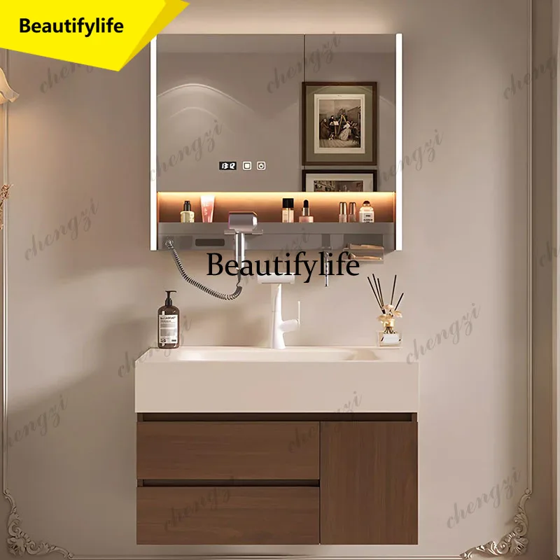 M02 Wooden Jewelry Cupboard China Skincare Paper Gadgets Bedroom Display Partitions Cupboard Mirror Storage Gabinete