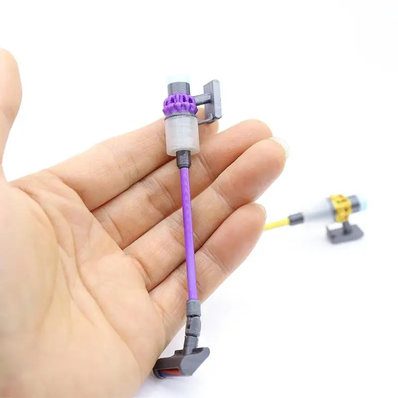 [JN] 1Pcs Doll Decor Accessories Miniature Dollhouse Simulation Wireless Handheld Vacuum Cleaner Model Toys