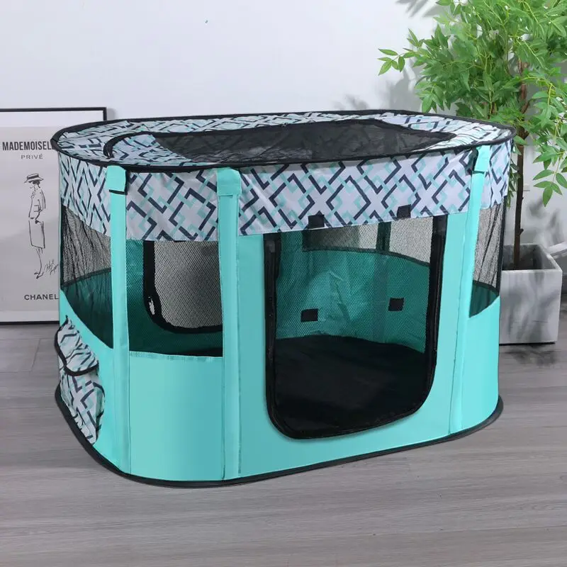 Pet Supplies Cat Kennel Dog Cage Closed Pet Fence Tent Large Space Kitten Delivery Room