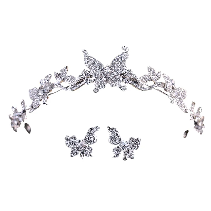 new-exquisite-butterfly-crown-earrings-set-bridal-wedding-dress-banquet-style-headgear-crown