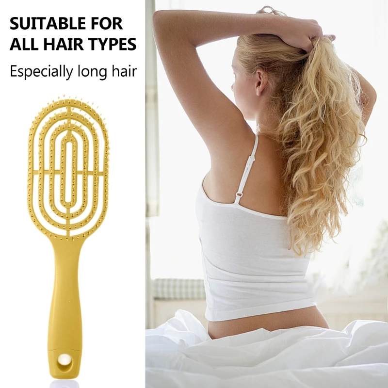 Lược chải tóc gỡ rối Bàn chải tóc giúp gỡ rối dễ dàng Nói lời tạm biệt với các nút thắt và xoăn cứng