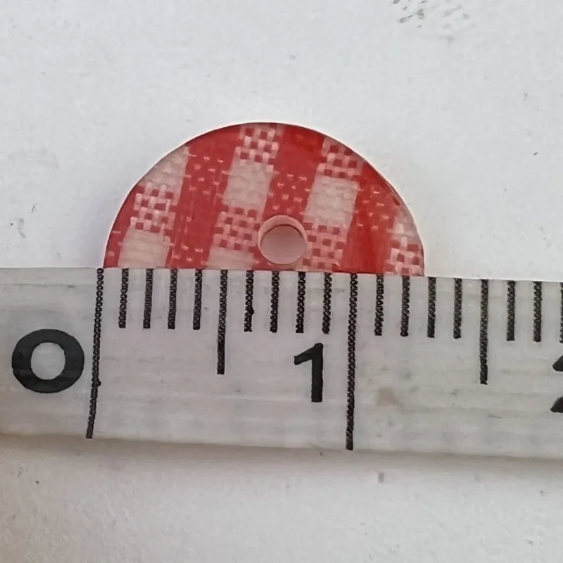 Jelly Button Mixed Color Plaid Resin DIY Decorative Button Shirt Baby Handmade Cute Button Handmade Accessories