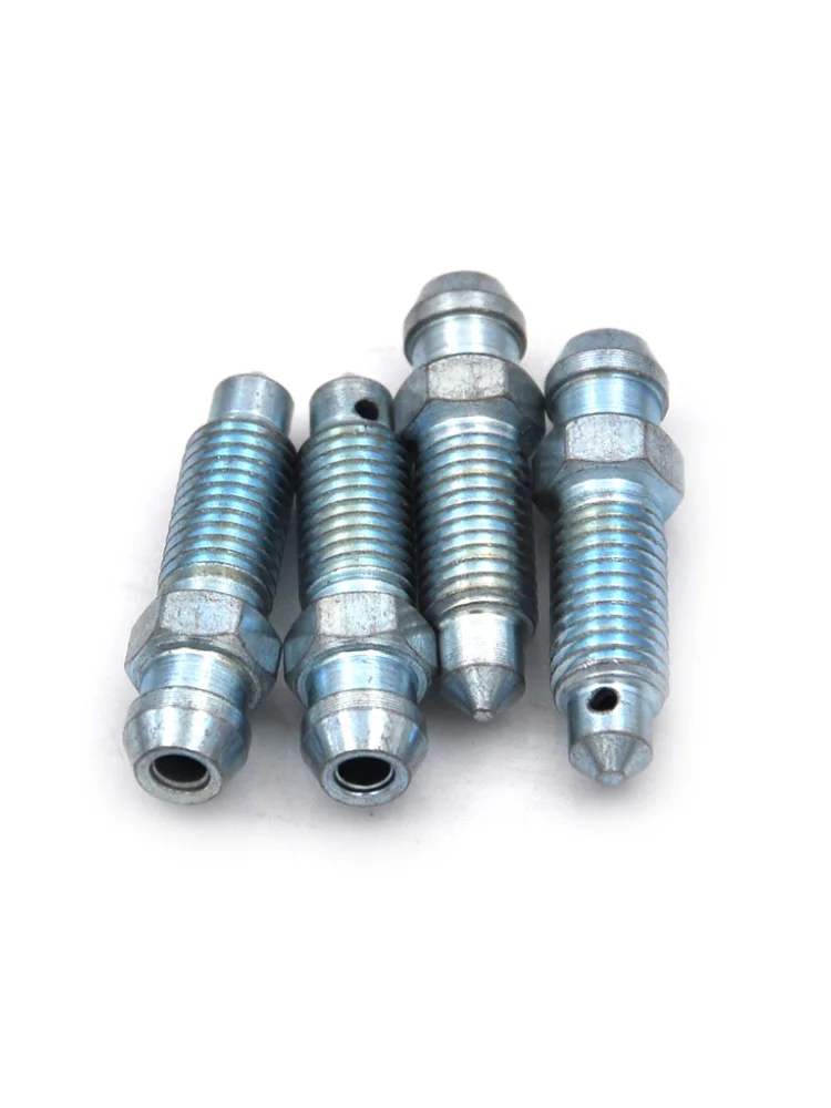 AliExpress NONE NEW 4pcs M7 x 1.0mm Motorcycle Bike Brake Caliper Steel Bleed Screw Nipple