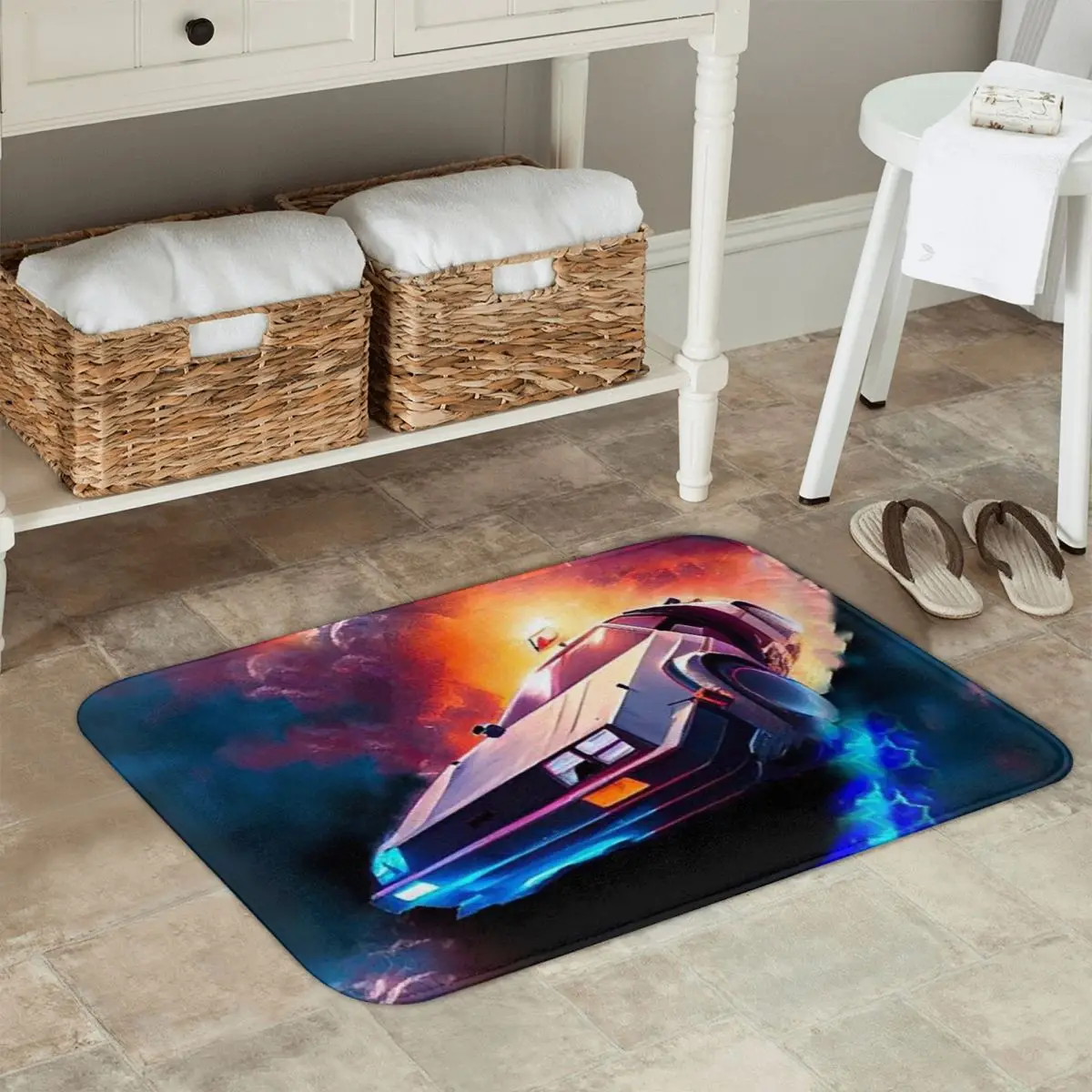 Terug Naar De Toekomst Antislip Deurmat Vloermat Stofdicht Tapijt Tapijt Voor Keuken Entree Thuis Badkamer woonkamer Voetzool Matten