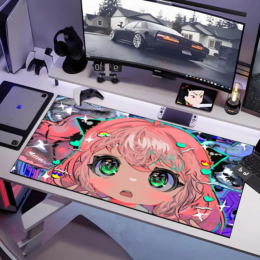 لوحة ماوس S-Spy Play H-House كبيرة مضادة للانزلاق من المطاط للألعاب لوحة مكتب متينة بحافة سميكة مناسبة للمكتب والغام