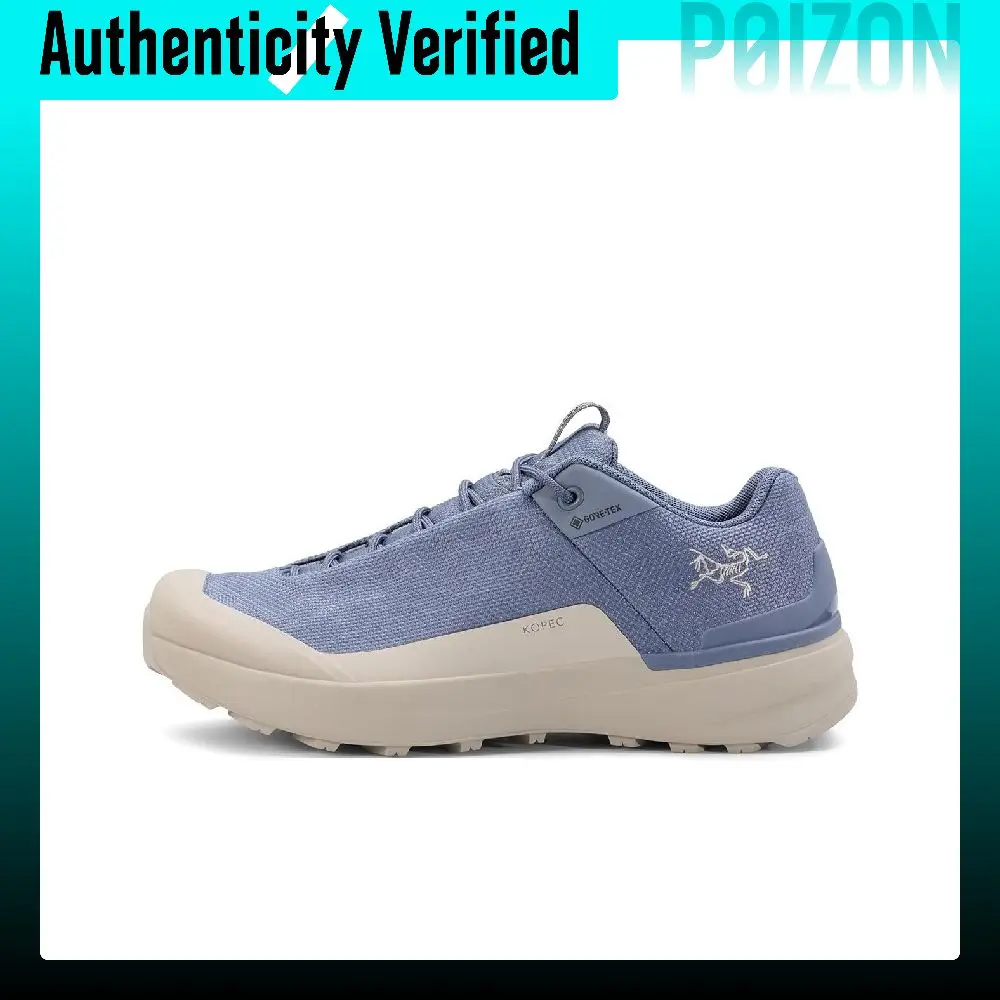 Arc'teryx KOPEC Breathable Support Waterproof Low-top Mountaineering Shoes Women's Beige Blue X000009208-Stratus/Rune
