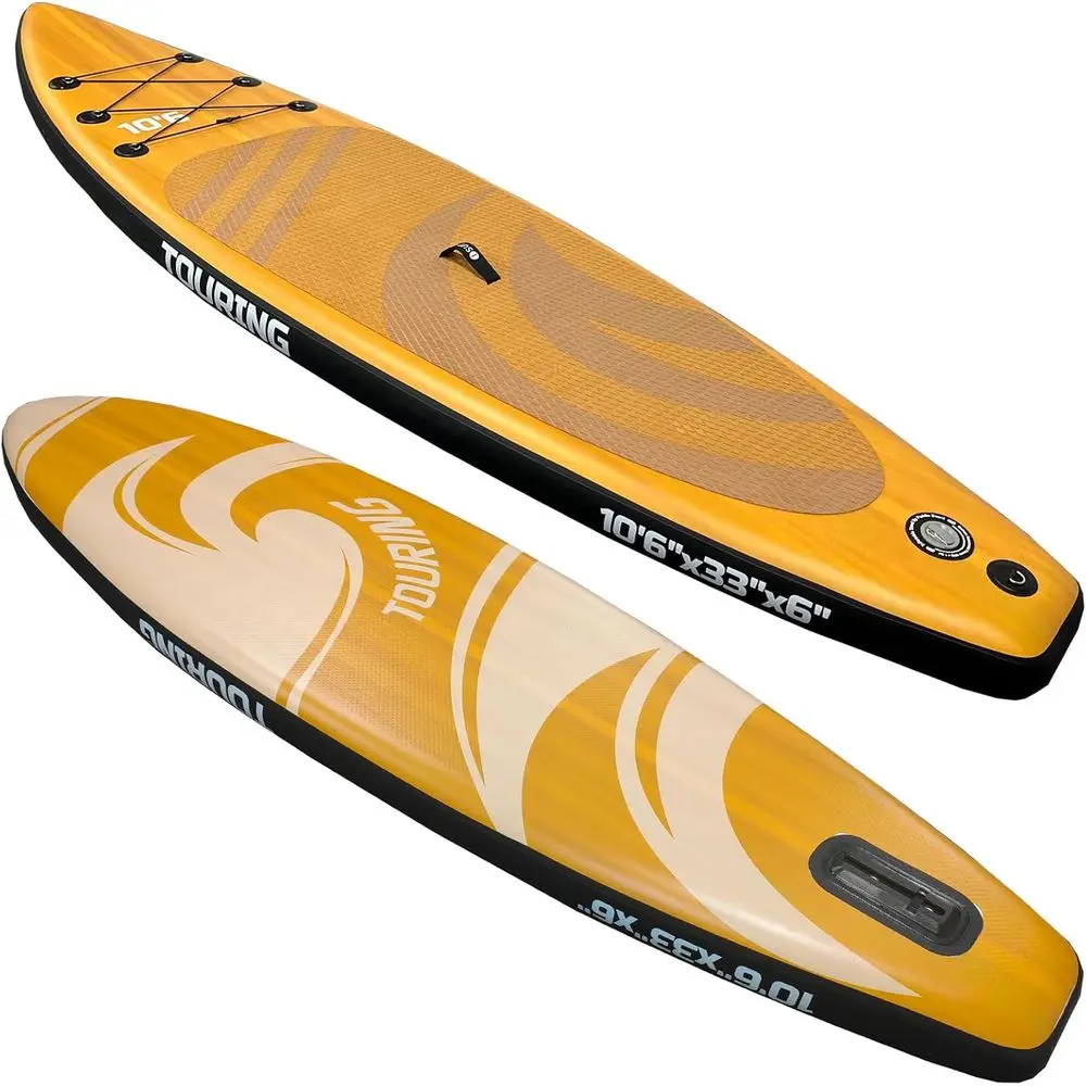 

Надувная доска для сапсерфинга для взрослых, 11' x 33', устойчивый SUP с аксессуарами, рюкзаком и насосом в комплекте