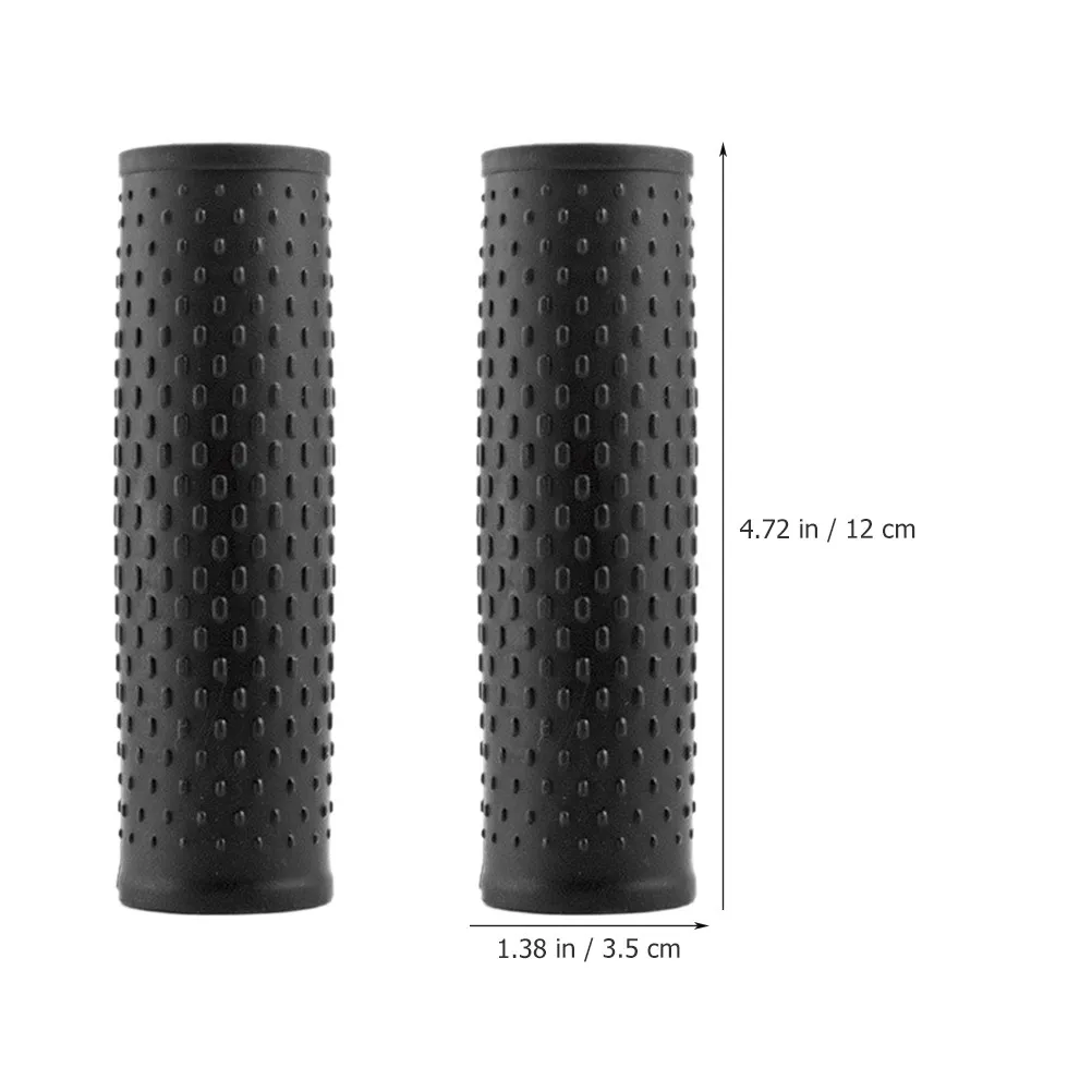 2Pcs High Elasticity Silicone Scooter Handlebar Grips Wear Resistant Anti Skid Shockproof Comfort Grip for Scooter Handle Covers