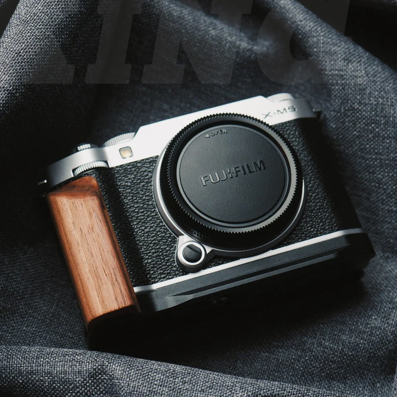 fuji-xm5-piastra-a-l-a-sgancio-rapido-per-fotocamera-manico-in-legno-impugnatura-in-legno-arca-swiss-supporto-per-treppiede-adatto-rrs-per-fotocamere-fujifilm-x-m5
