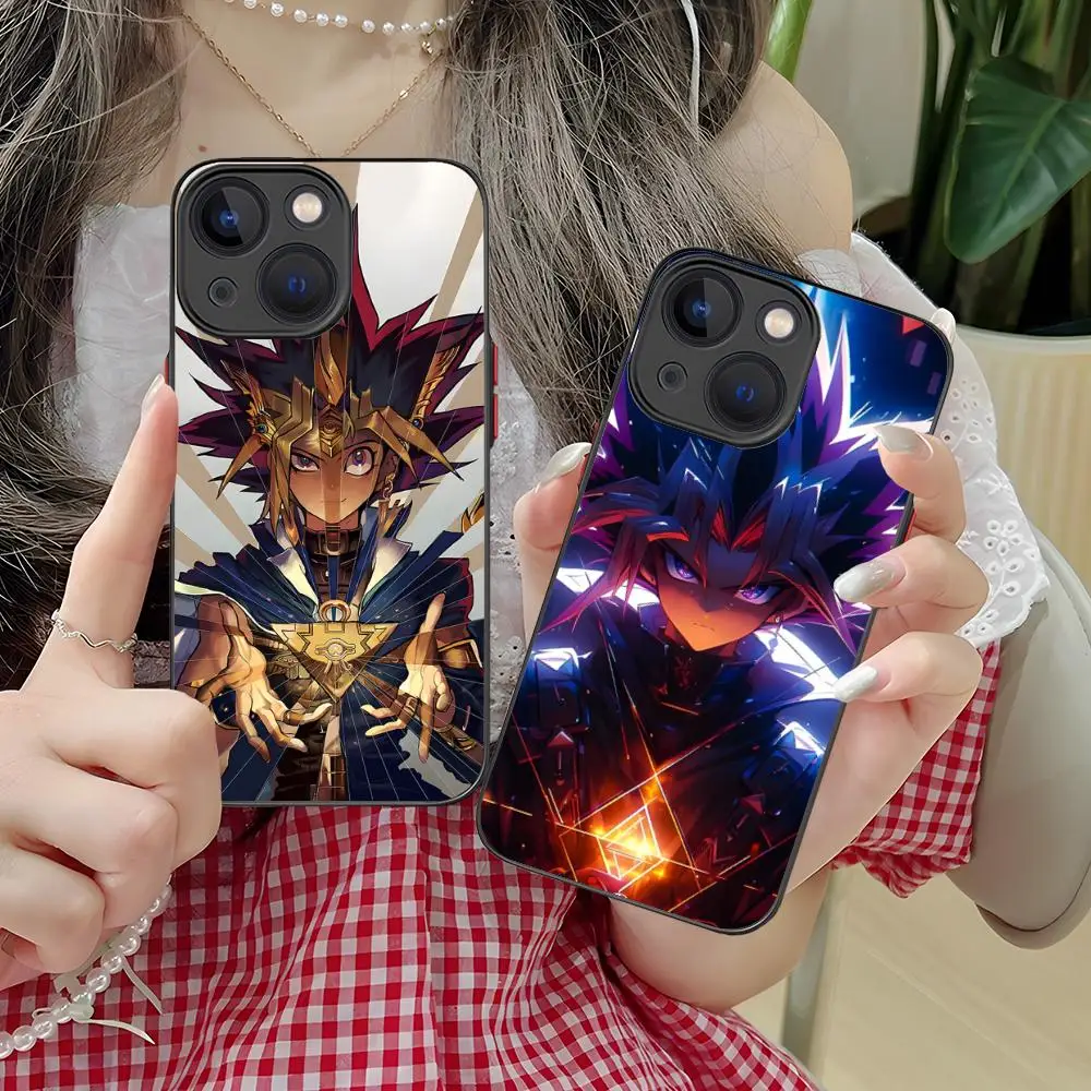 

Чехол для мобильного телефона Yugioh Yami Yugi для iPhone 17 16 15 14 13 12 11 X XR XS 8 7 Pro Max Plus Mini Цветной силиконовый чехол Роскошный